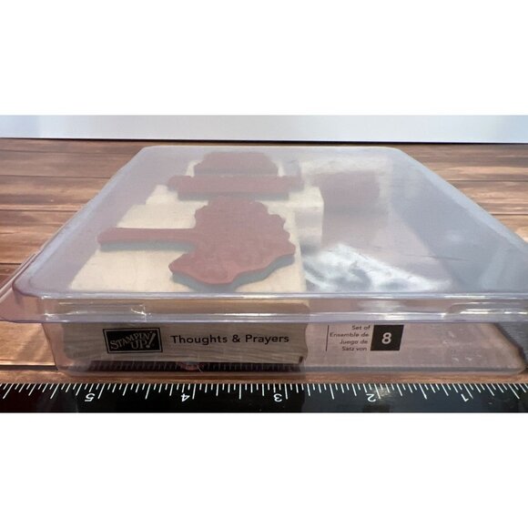 Stampin Up! Thoughts & Prayers Rubber Stamp Set Of 8 - Picture 4 of 4